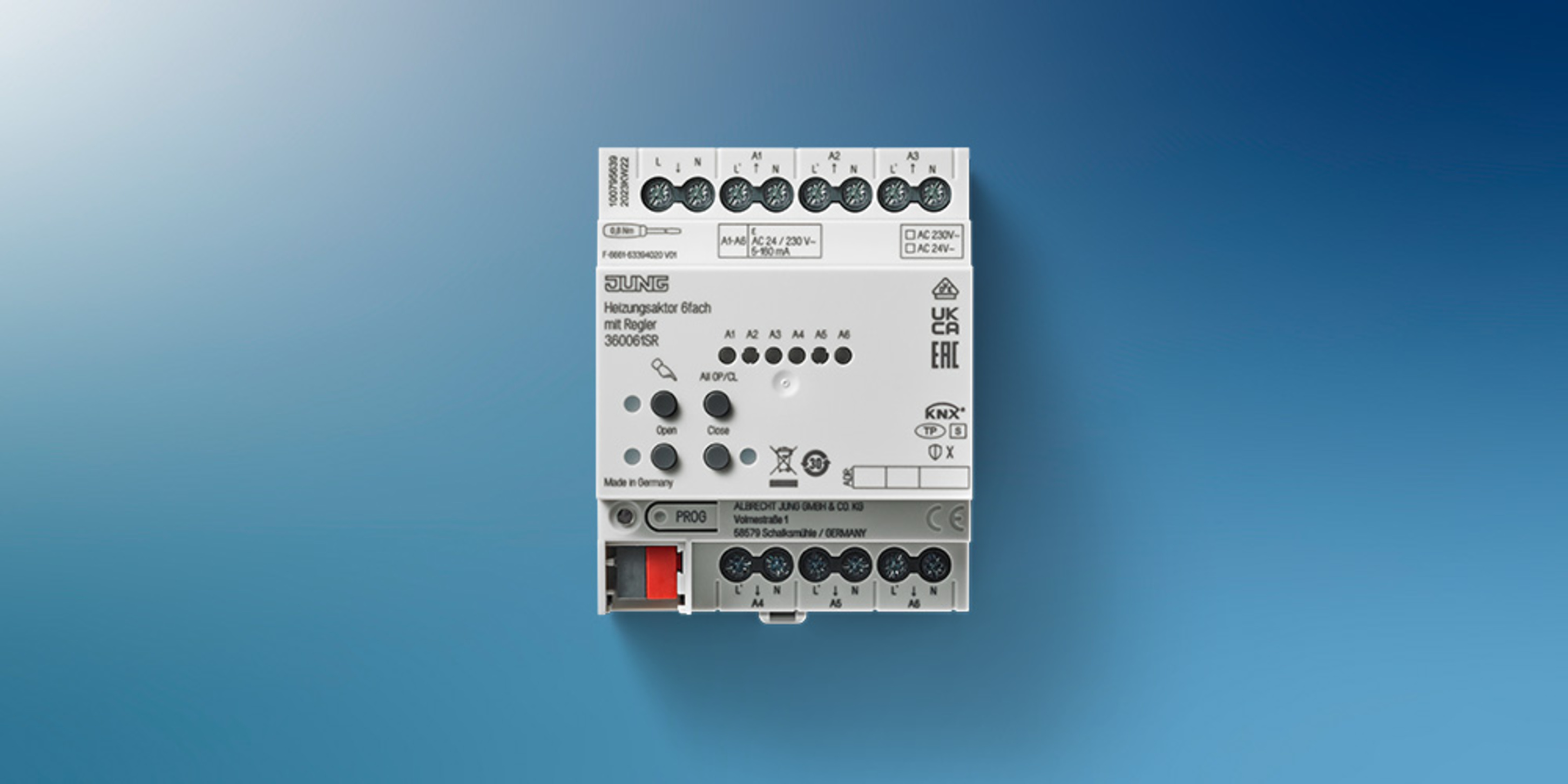 KNX Heizungsaktor 6-fach bei MUSA Elektrotechnik GmbH in Wendlingen